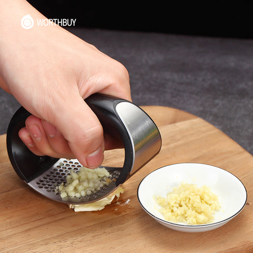 WORTHBUY Stainless Steel Garlic Press